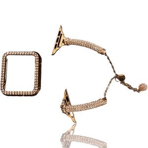Bling Band and Case Compatible with Apple Watch Band 42mm